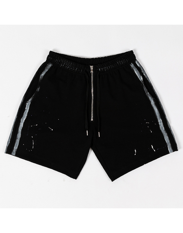 스트라이크 엘란 코튼 릴랙스 쇼츠 Elan Cotton Relax Shorts (BLACK) 착용컷