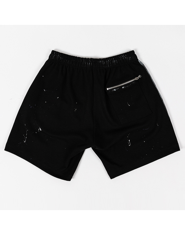 스트라이크 엘란 코튼 릴랙스 쇼츠 Elan Cotton Relax Shorts (BLACK) 착용컷