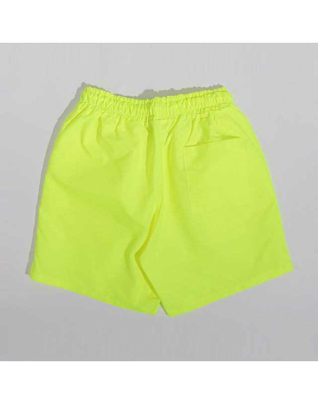 스트라이크 나일론 릴랙스 쇼츠 Nylon Relax Shorts (FLUORESCENT YELLOW) 착용컷