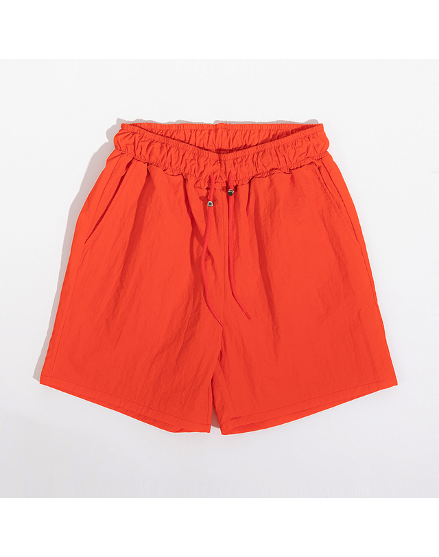 스트라이크 나일론 릴랙스 쇼츠 Nylon Relax Shorts (RED) 착용컷