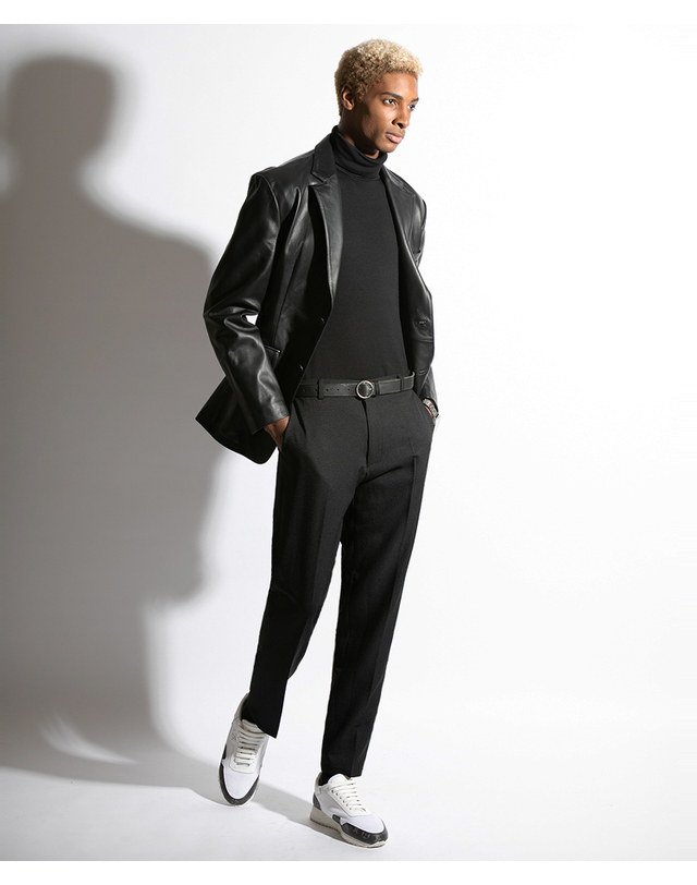 스트라이크 엘리건트 클래식 트라우저스 Elegant Classic Trousers (BLACK) 착용컷