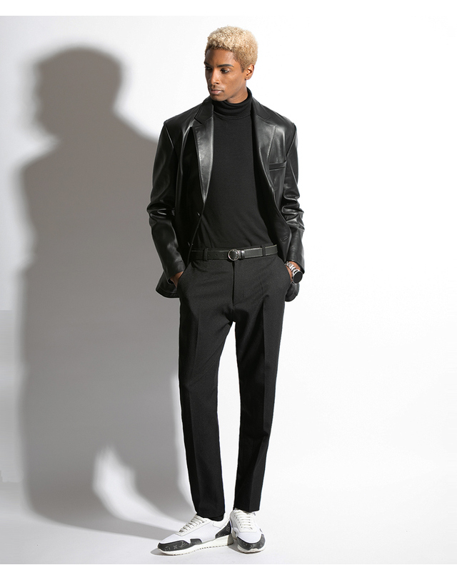 스트라이크 엘리건트 클래식 트라우저스 Elegant Classic Trousers (BLACK) 착용컷