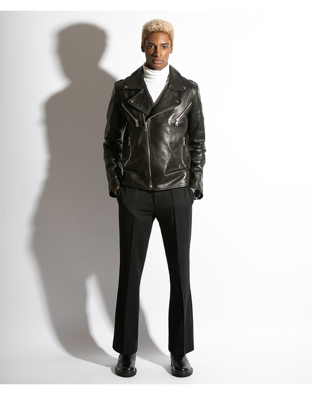 스트라이크 엘리건트 부츠컷 트라우저스 Elegant Boots Cut Trousers (BLACK) 착용컷