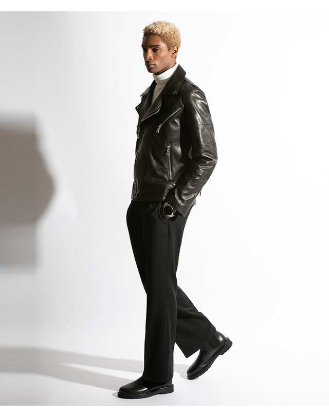 스트라이크 엘리건트 부츠컷 트라우저스 Elegant Boots Cut Trousers (BLACK) 착용컷
