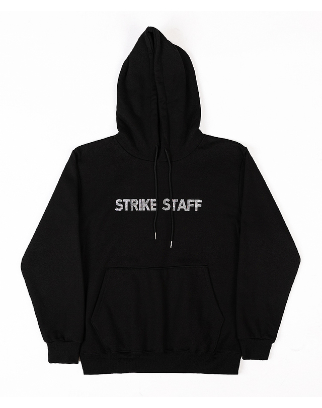 스트라이크 스태프 크리스탈 후디 Staff Crystal Hoody (BLACK) 착용컷
