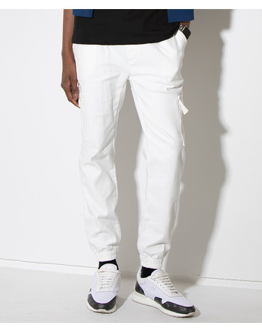 릴렉스 카고 조거 팬츠 (WHITE)