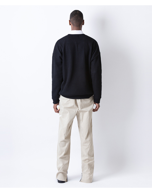 스트라이크 아트워크 릴렉스 치노 롱 팬츠 (BEIGE) 착용컷