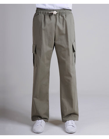 Wide Elastic Cargos (KHAKI)