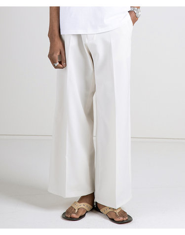 Roomy Breezy Relaxed Trousers (CREAM)