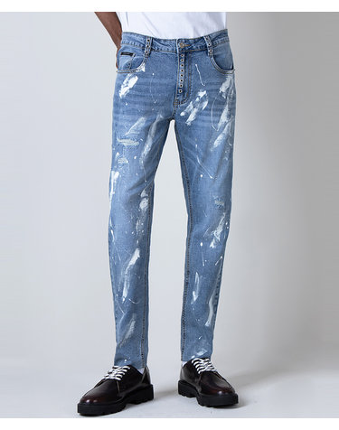 Bleach Medium Wash Sever Jeans (SLIM)