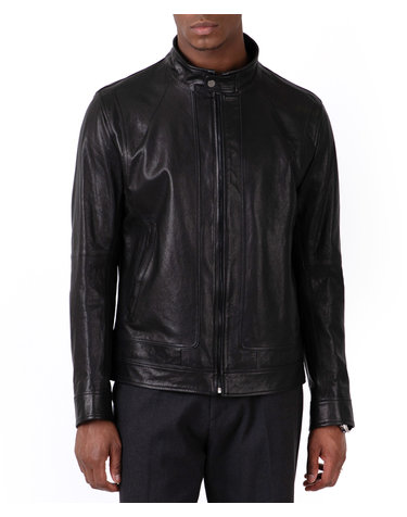 스텔스 슬림 램스킨 재킷 Stealth Slim Lambskin Jacket (BLACK)