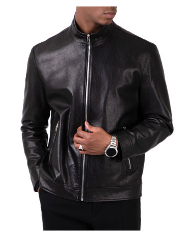 에센셜 레거시 램스킨 재킷 Essential Legacy Lambskin Jacket (BLACK)