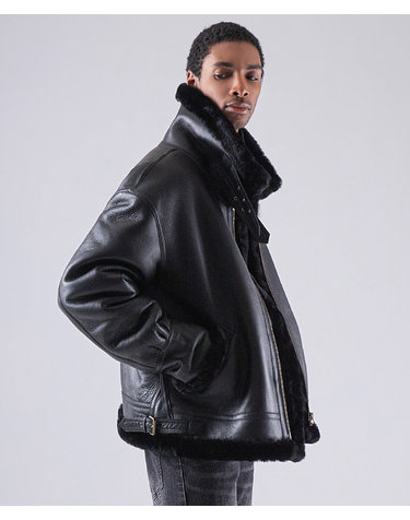 타르타로스 쉐어링 릴랙스 자켓 Tartaros Shearling Relax Jacket (BLACK)