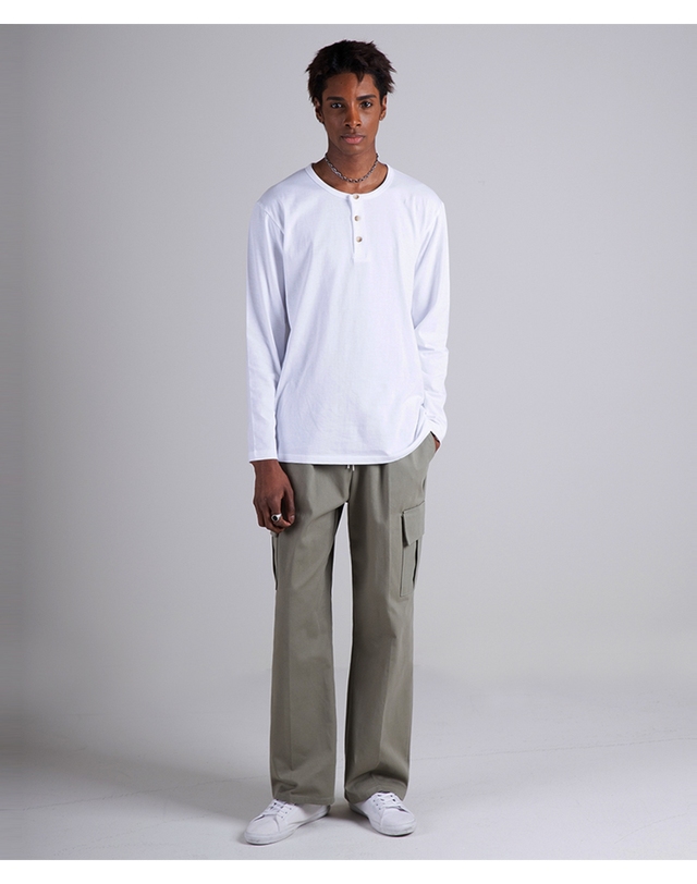 스트라이크 Wide Elastic Cargos (KHAKI) 착용컷