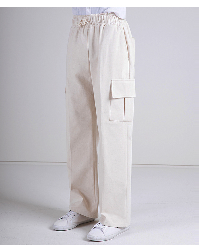 스트라이크 Wide Elastic Cargos (CREAM OREO) 착용컷