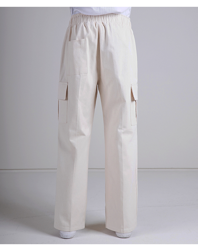 스트라이크 Wide Elastic Cargos (CREAM OREO) 착용컷