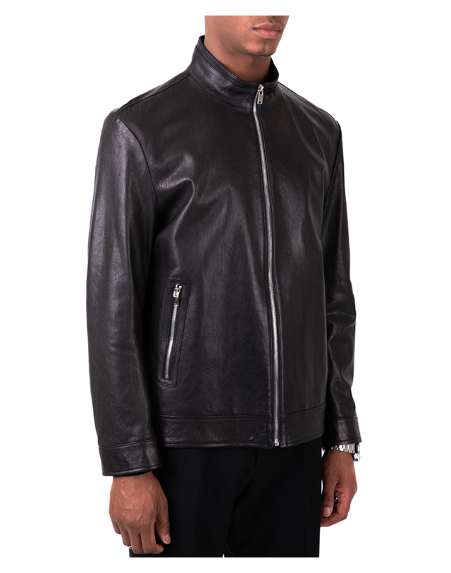 스트라이크 에센셜 레거시 램스킨 재킷 Essential Legacy Lambskin Jacket (BLACK) 착용컷