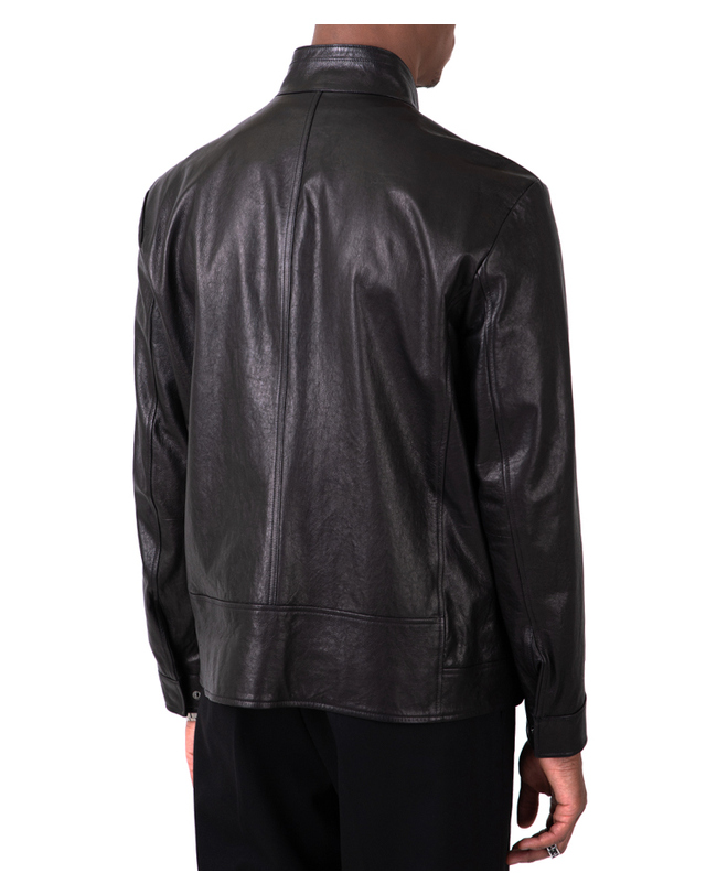 스트라이크 에센셜 레거시 램스킨 재킷 Essential Legacy Lambskin Jacket (BLACK) 착용컷