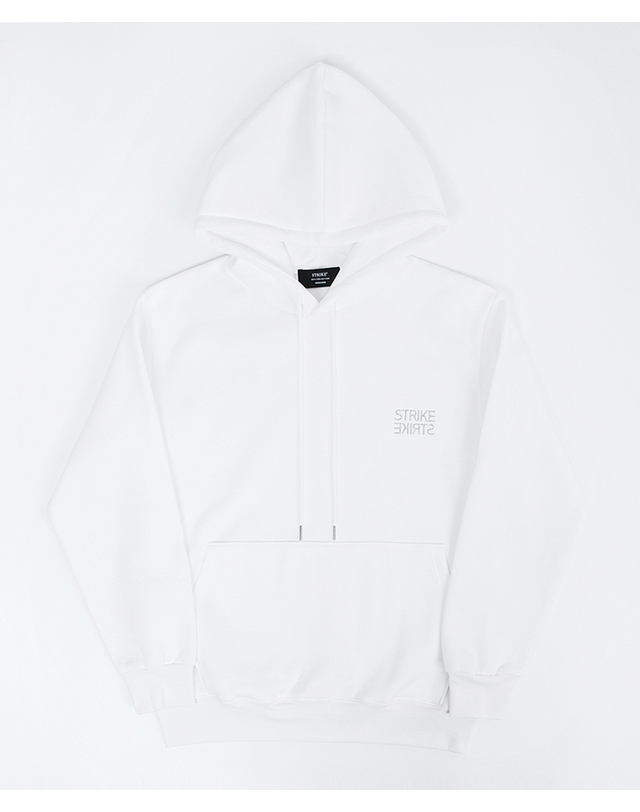 스트라이크 소프트 크리스탈 로고 후디 Soft Crystal Logo Hoodie (WHITE) 착용컷