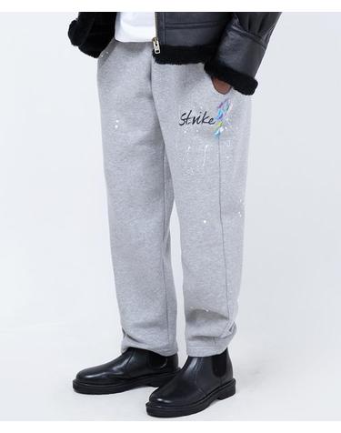아트워크 코튼 릴랙스 팬츠 Artwork Cotton Relaxed Pants (GREY)