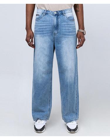 아주르 라이트 워시 릴랙스 진 Azure Light Wash Relaxed Jeans