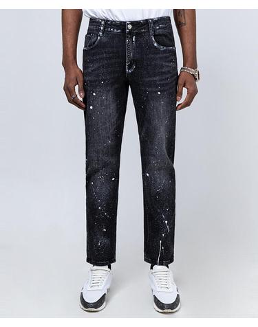 앱스트랙트 스플래터 슬림 진 Abstract Splatter Slim Jeans