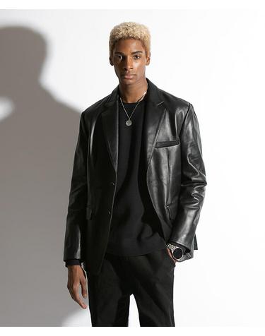 테일러드 램스킨 재킷 Tailored Lambskin Jacket (BLACK)