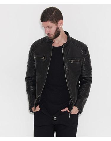 스콜 바이커 램스킨 재킷 Squall Biker Lambskin Jacket (BLACK)