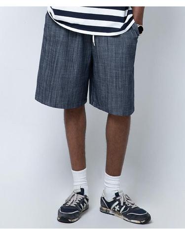 이즈 핏 슬럽 데님 쇼츠 Ease Fit Slub Denim Shorts (2 COLORS)