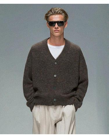 멜란지 럭스 보카주 가디건 Melange Luxe Bocage Cardigan (4 Colors)