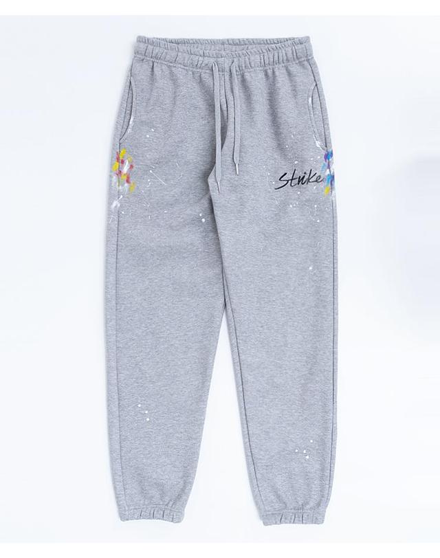 스트라이크 아트워크 코튼 조깅팬츠 Artwork Cotton Jogging Pants (GREY) 착용컷