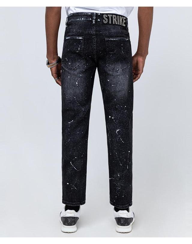 스트라이크 앱스트랙트 스플래터 슬림 진 Abstract Splatter Slim Jeans 착용컷