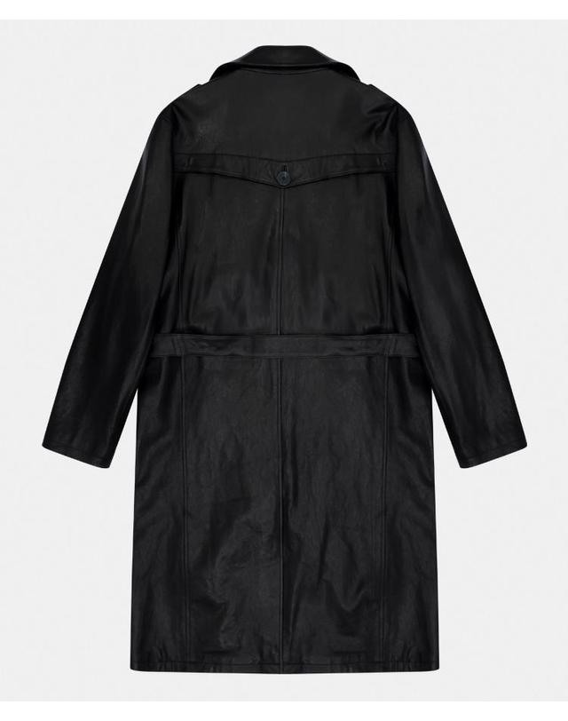 스트라이크 프레스티지 램스킨 트렌치 코트 Prestige Lambskin Trench Coat (BLACK) 착용컷