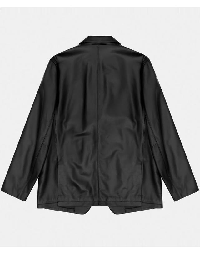스트라이크 테일러드 램스킨 재킷 Tailored Lambskin Jacket (BLACK) 착용컷