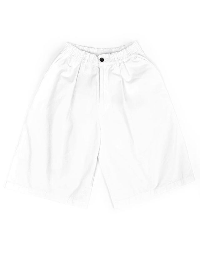 스트라이크 엘라스틱 워시드 코튼 하프 팬츠 Elastic Washed Cotton Half Pants (4 Colors) 착용컷