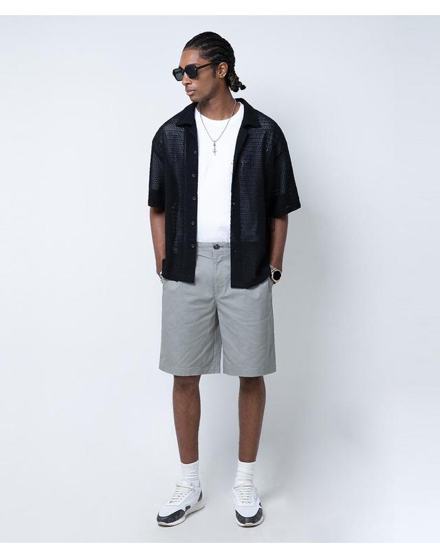 스트라이크 워시드 플리츠 레거시 치노 쇼츠 Washed Pleat Legacy Chino Shorts (OLIVE) 착용컷