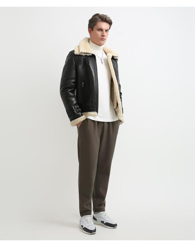 스트라이크 저지 테이퍼드 스웨트팬츠 Jersey Tapered Sweat Pants (KHAKI) 착용컷