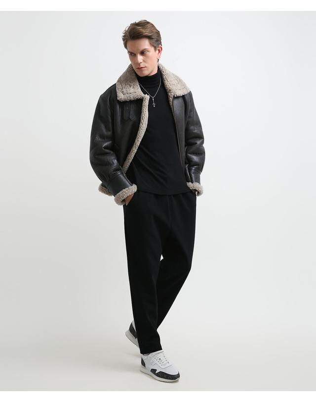 스트라이크 저지 테이퍼드 스웨트팬츠 Jersey Tapered Sweat Pants (BLACK) 착용컷