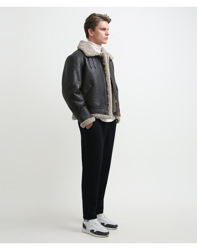 스트라이크 저지 테이퍼드 스웨트팬츠 Jersey Tapered Sweat Pants (NAVY) 착용컷