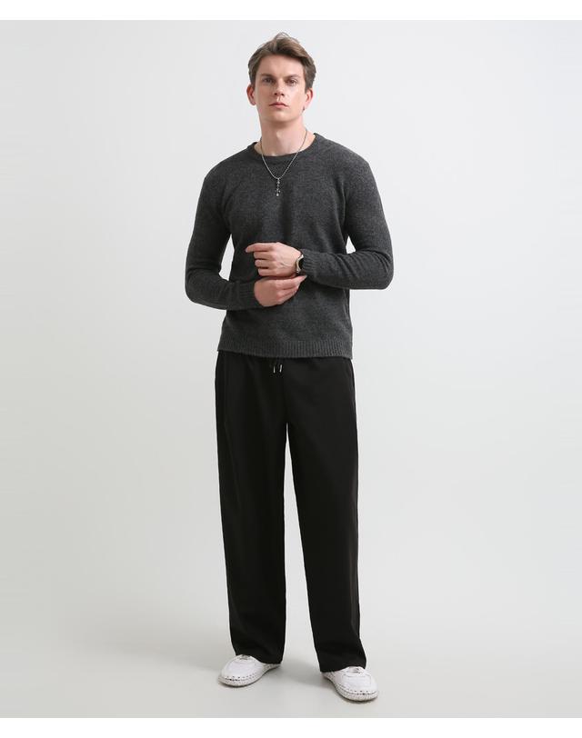 스트라이크 모던 티알 릴랙스 트라우저 Modern TR Relaxed Trousers (BLACK) 착용컷