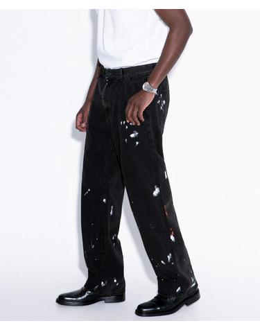 아티즌 핸드 페인티드 스트럭처드 데님 Artisan Hand-Painted Structured Denim
