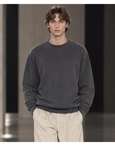 아틀리에 워시드 스터디드 스웨트셔츠 Atelier Washed Studded Sweatshirt (3 COLORS)