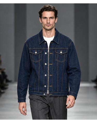 듀얼 클로저 트러커 재킷 Dual Closure Trucker Jacket (INDIGO BLUE)