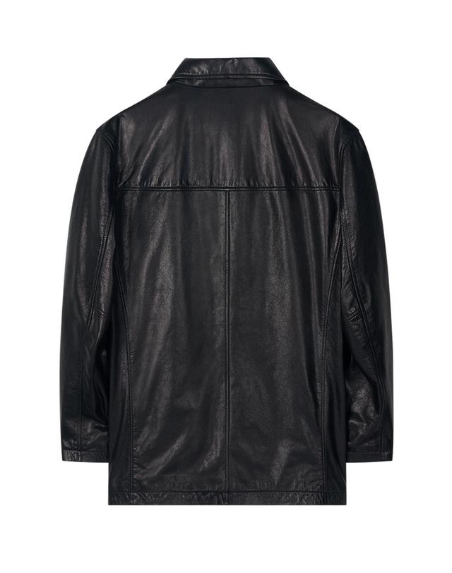 스트라이크 아뜰리에 와이쓰리비 램스킨 블레이저 Atelier Y3B Lambskin Blazer (BLACK) 착용컷