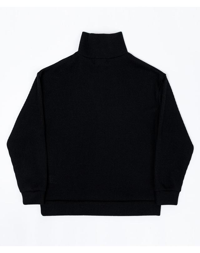 스트라이크 볼륨 리브 하프 지퍼 풀오버 Volume Rib Half Zip Pullover (BLACK) 착용컷
