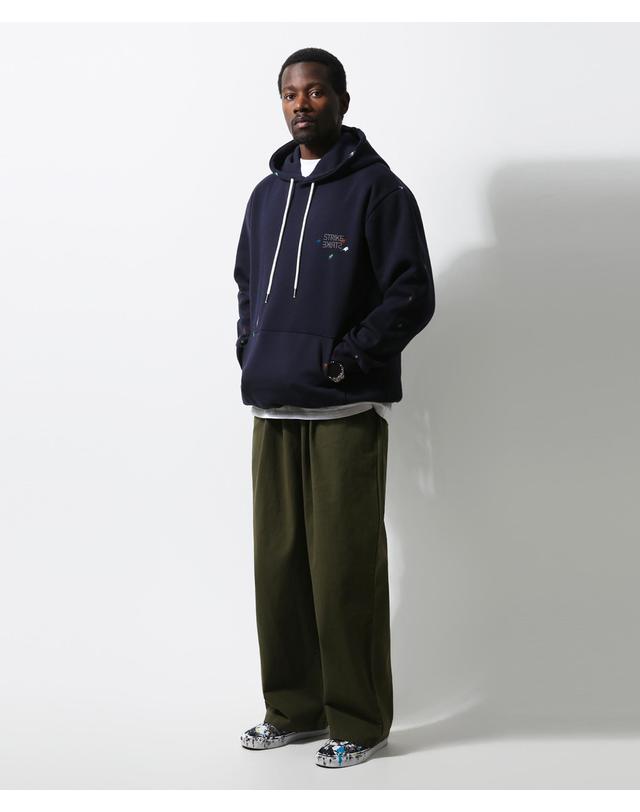 스트라이크 아티스틱 스터드 & 페인트 후디드 스웻셔츠 Artistic Stud & Paint Hooded Sweatshirt (NAVY) 착용컷