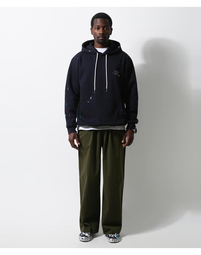 스트라이크 워시드 코튼 릴렉스 팬츠 Washed Cotton Relaxed Pants (OLIVE) 착용컷