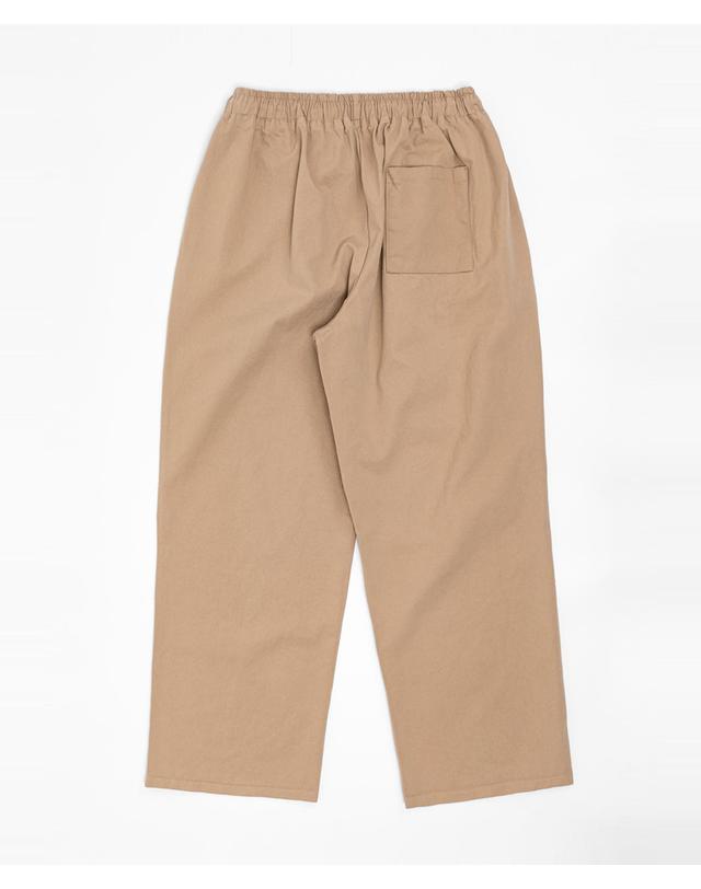스트라이크 워시드 코튼 릴렉스 팬츠 Washed Cotton Relaxed Pants (BEIGE) 착용컷