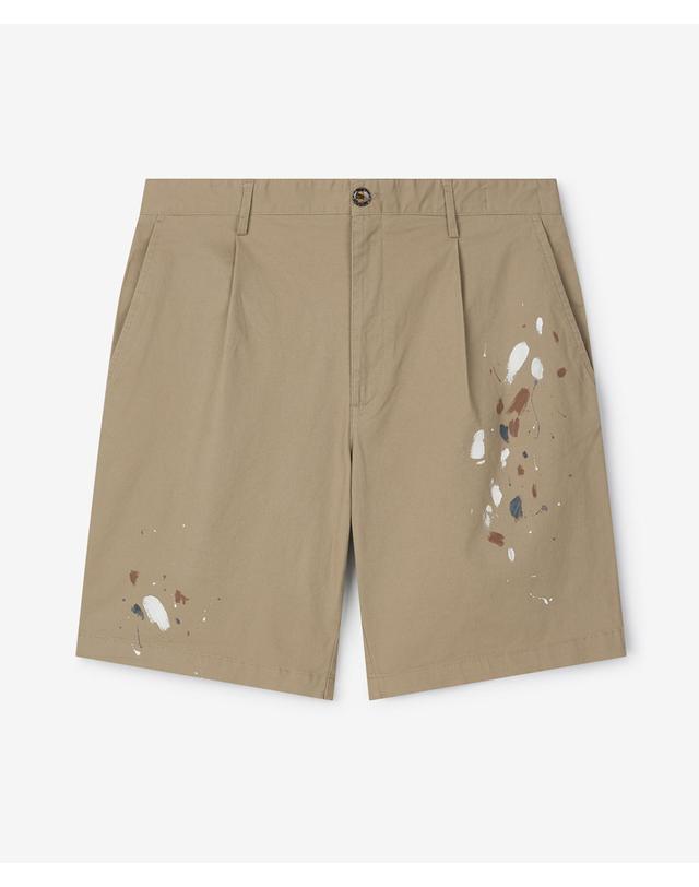 스트라이크 아틀리에 페인티드 싱글턱 치노 쇼츠 Atelier Painted Single-Tuck Chino Shorts (BEIGE) 착용컷