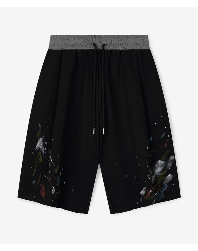 스트라이크 아틀리에 페인티드 컷오프 쇼츠 Atelier Painted Cut-Off Shorts (BLACK) 착용컷
